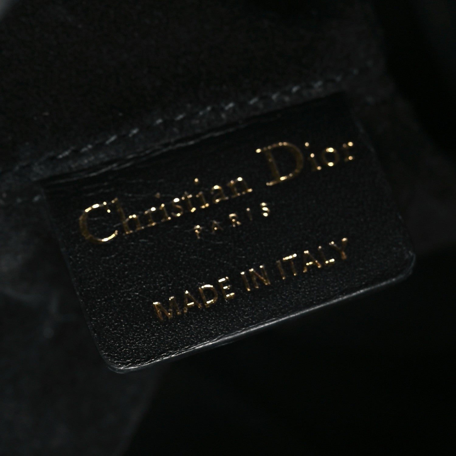 Christian Dior Calfskin Macrocannage Large Toujours Black