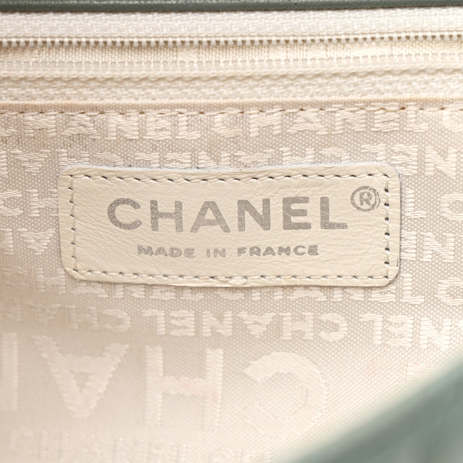 Chanel Lambskin Quilted Lady Graphic Flap Green