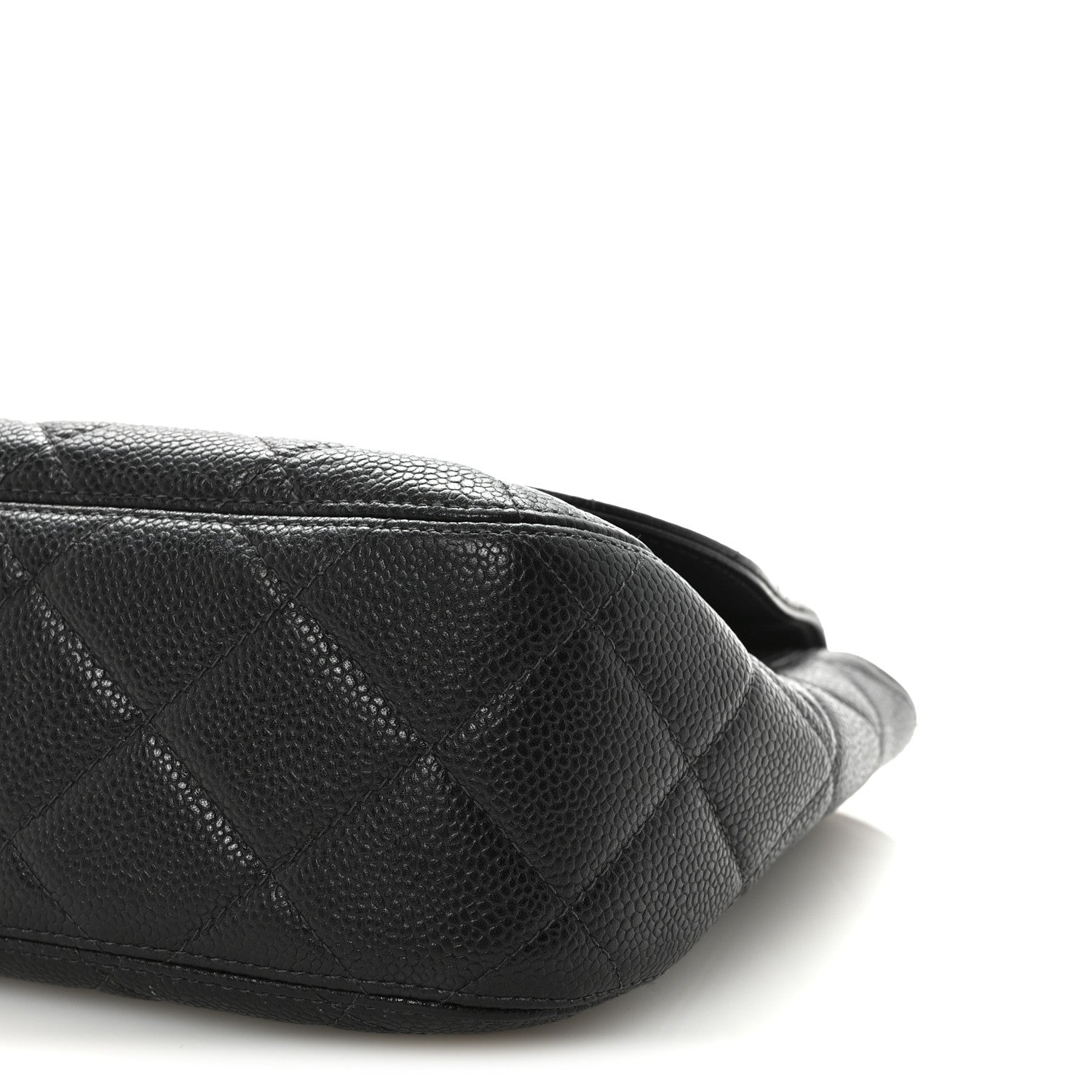 Chanel Caviar Quilted Jumbo Single Flap Black