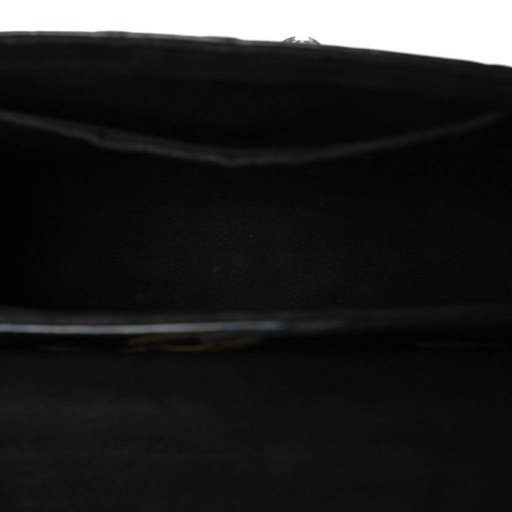Louis Vuitton Epi Chain Flower Twist Shoulder Bag MM Black