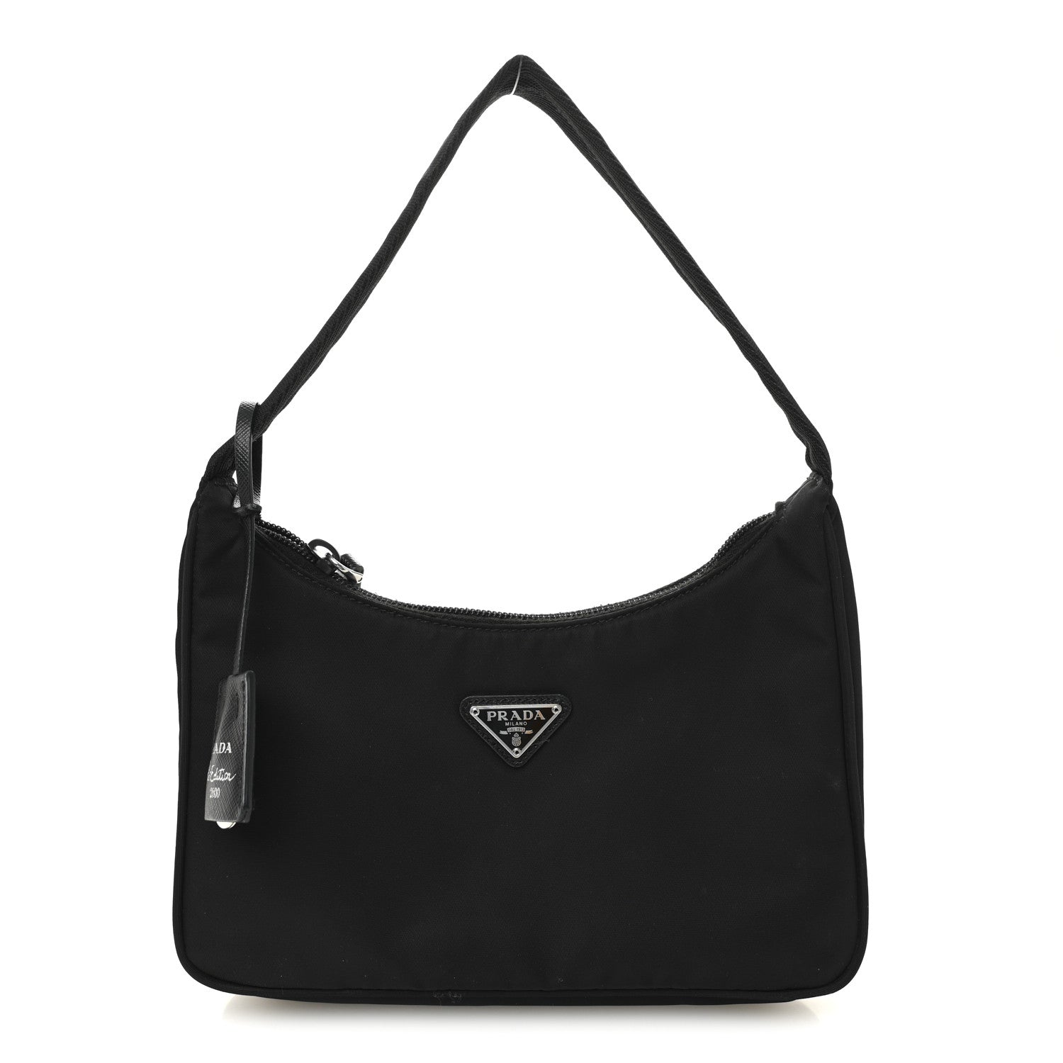 Prada Tessuto Nylon Mini Re-Edition 2000 Bag Black