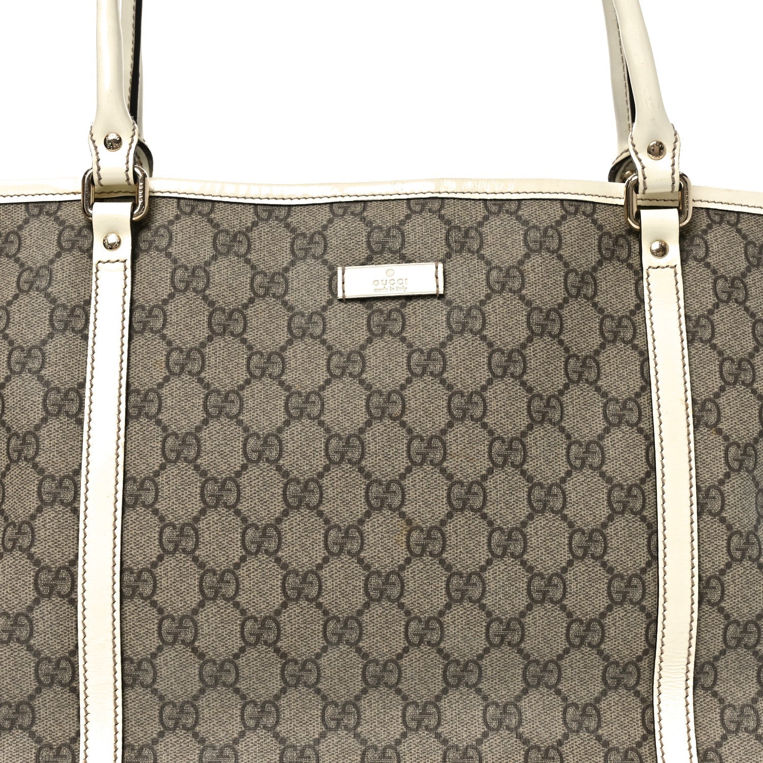 Gucci GG Plus Monogram Medium Joy Tote Off White