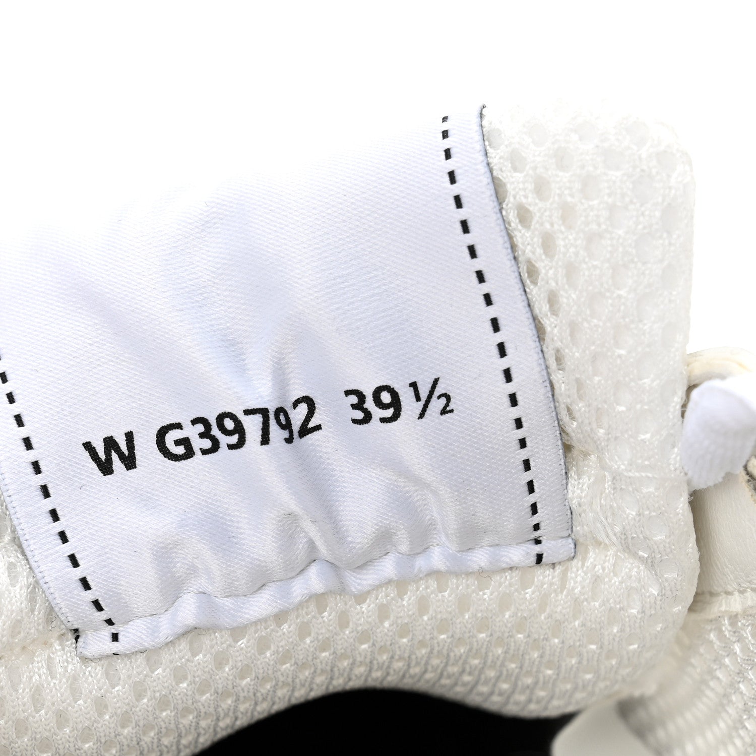 Fabric Laminated Calfskin Stretch CC Sneakers 39.5 White Silver