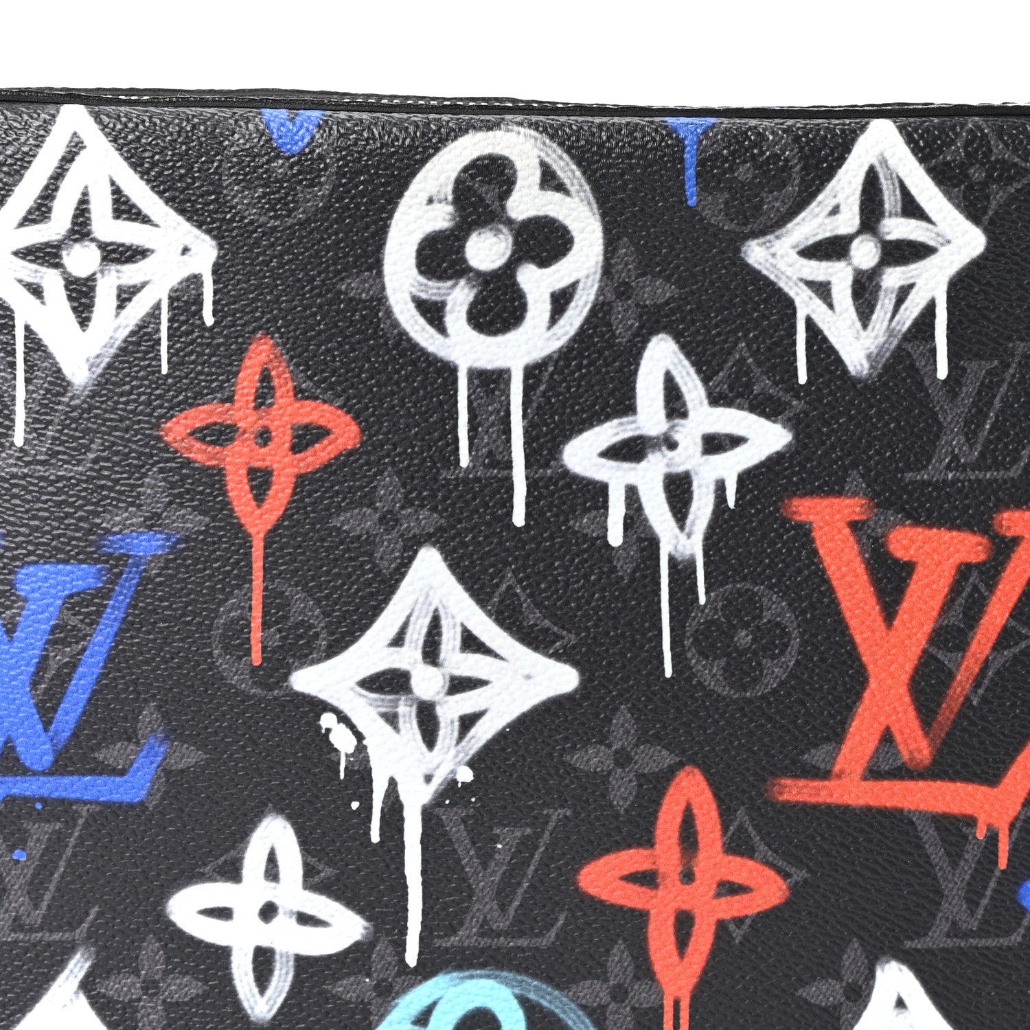 Louis Vuitton Monogram Eclipse LV Graffiti Trio Messenger Multicolor