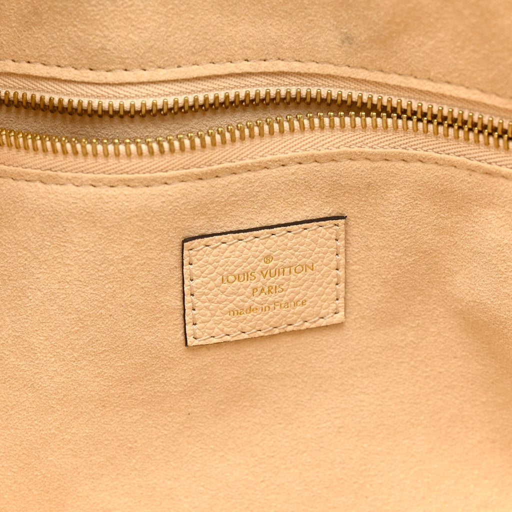 Louis Vuitton Empreinte Monogram Giant Neverfull MM Cream