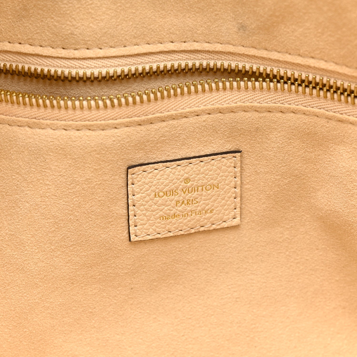 Louis Vuitton Empreinte Monogram Giant Neverfull MM Cream