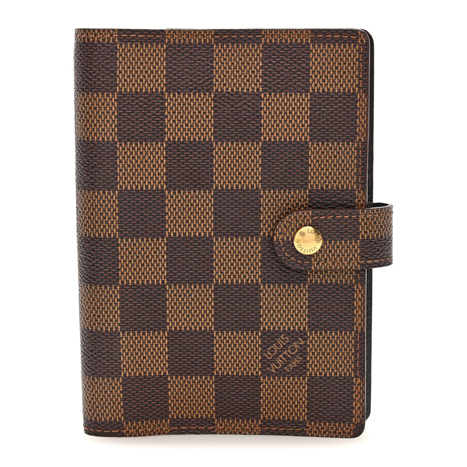 Louis Vuitton Damier Ebene Small Ring Agenda Cover