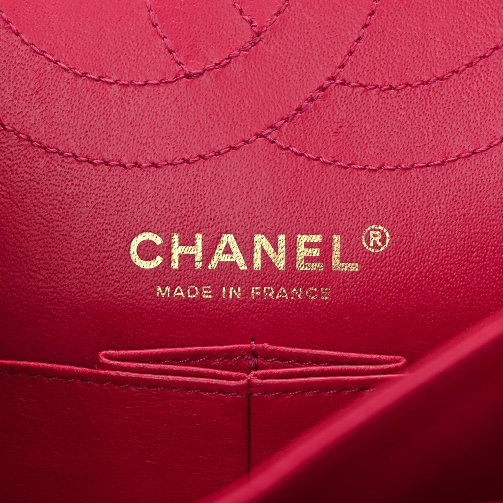 Chanel Caviar Quilted 2.55 Reissue 225 Flap Fuchsia