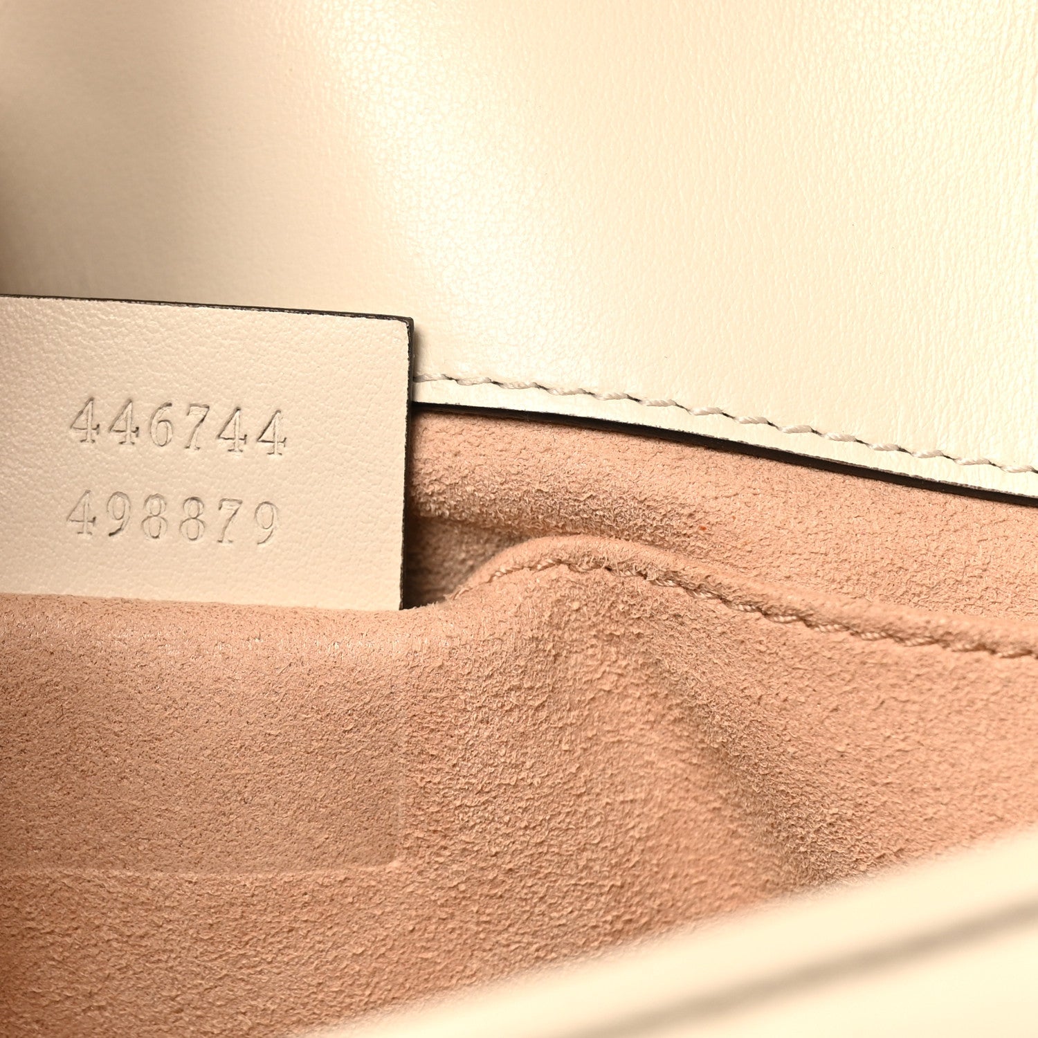 Gucci Calfskin Matelasse Mini GG Marmont Shoulder Bag White