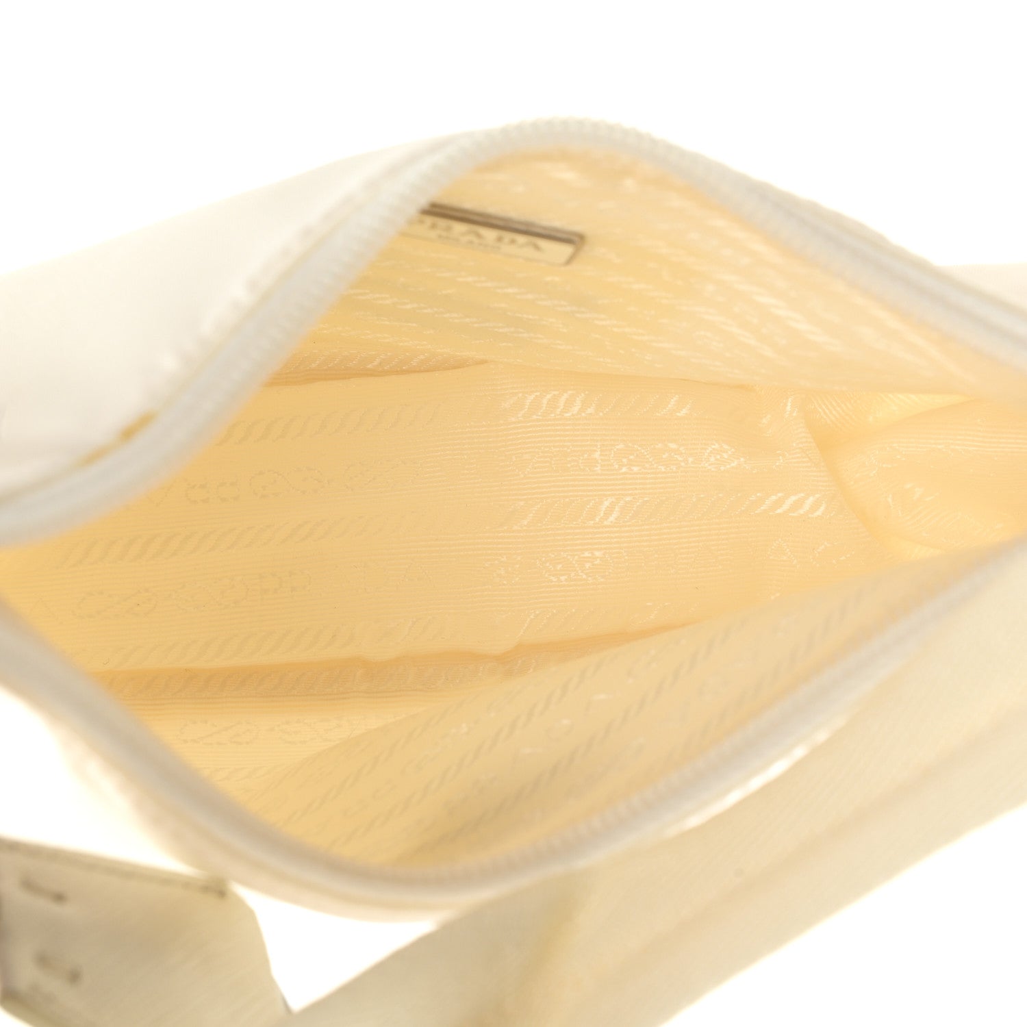 Prada Tessuto Nylon Mini Re-Edition 2000 Bag White