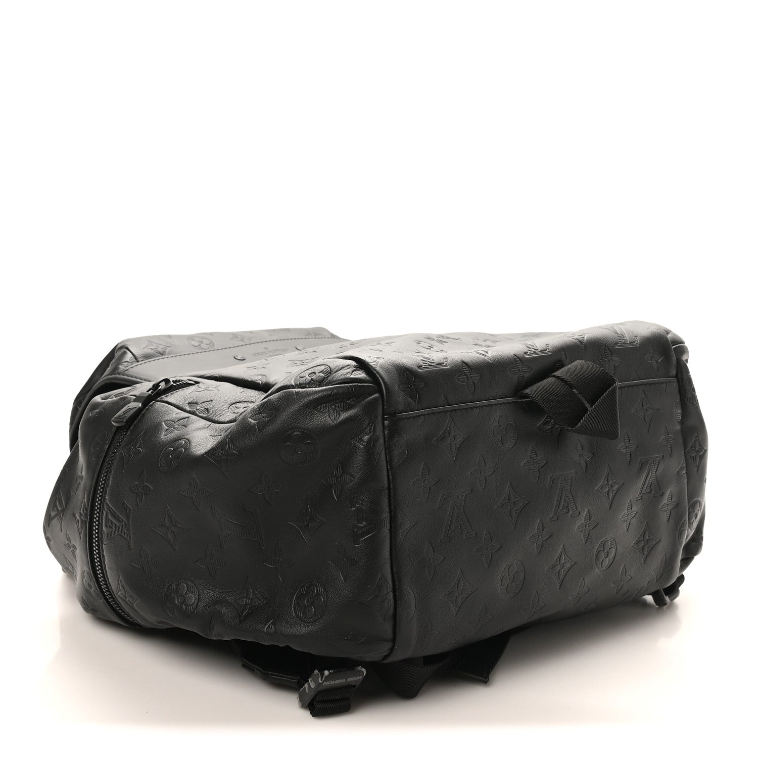 Louis Vuitton Calfskin Monogram Shadow Discovery Backpack Black