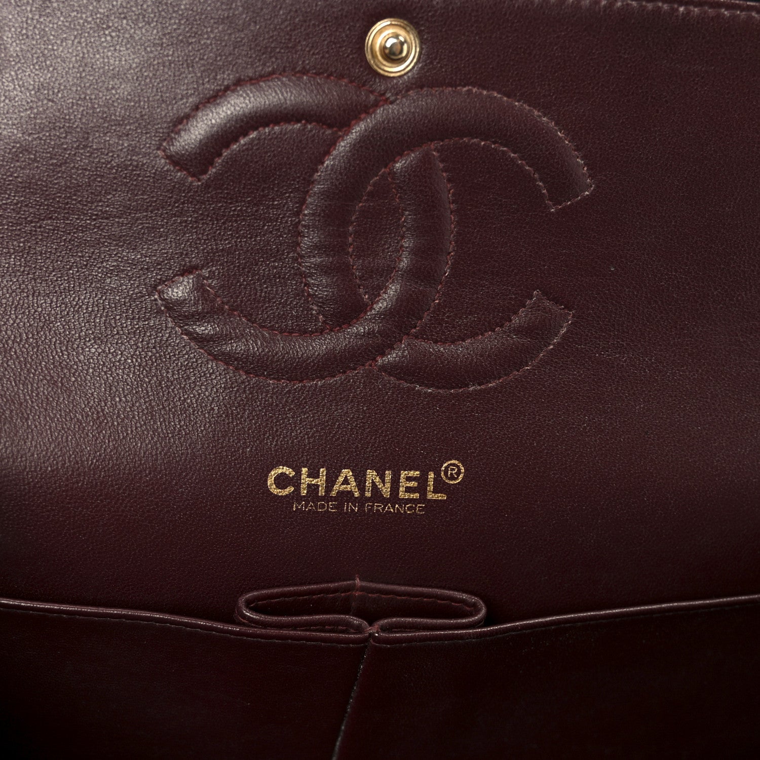 Chanel Lambskin Quilted Medium Double Flap Black