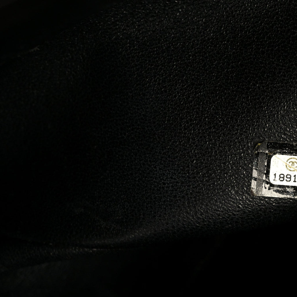Chanel Patent Quilted Jumbo Double Flap Black