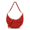 Louis Vuitton Calfskin Nanogram Embossed Loop PM Rouge