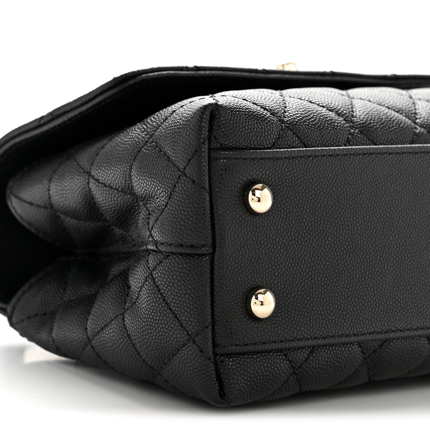 Chanel Caviar Quilted Mini Coco Handle Flap Black