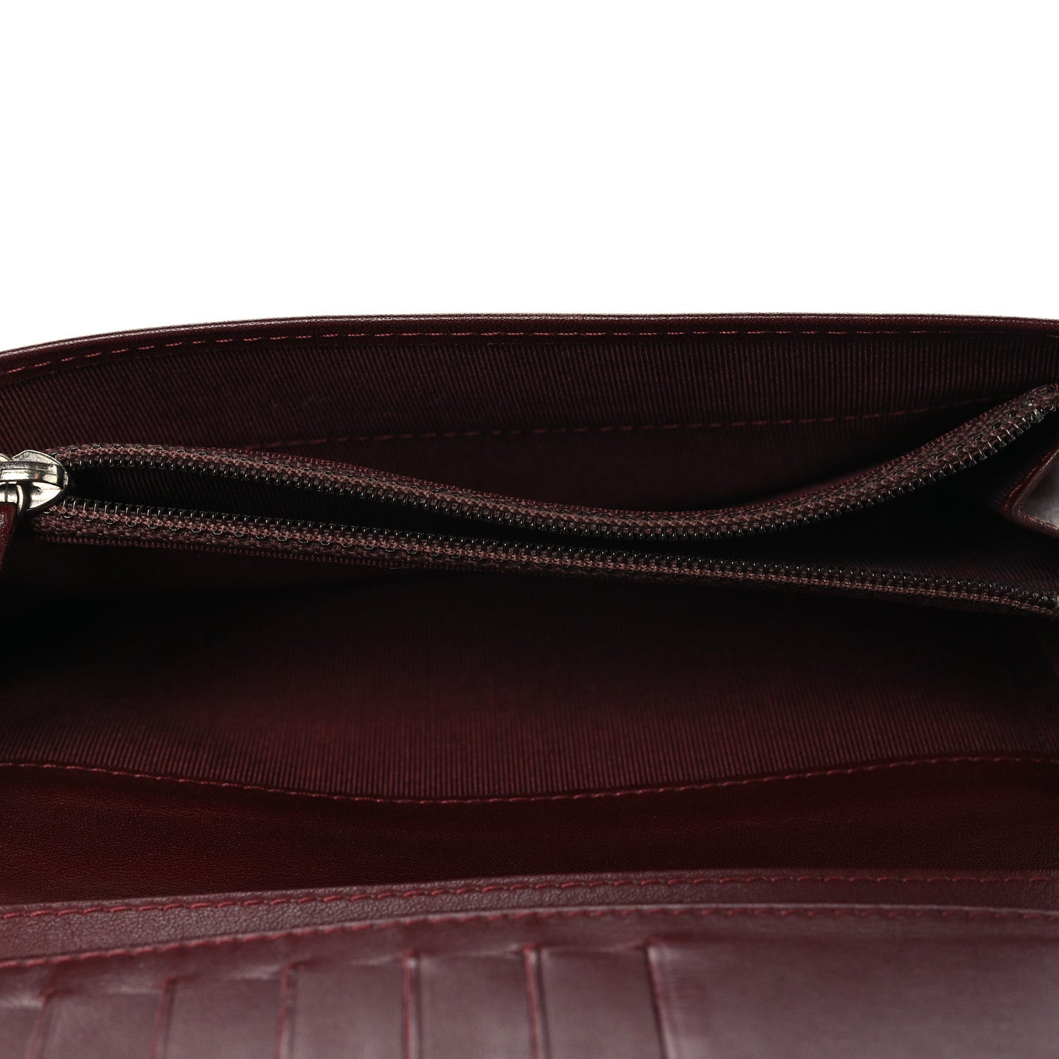 Caviar Quilted Yen Wallet Black