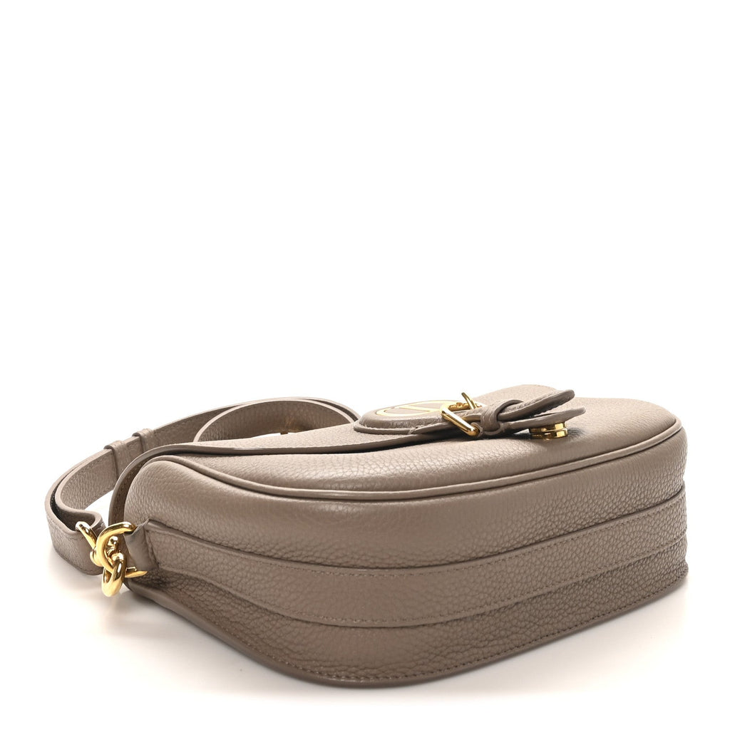 Christian Dior Grained Calfskin Medium Bobby Flap Warm Taupe