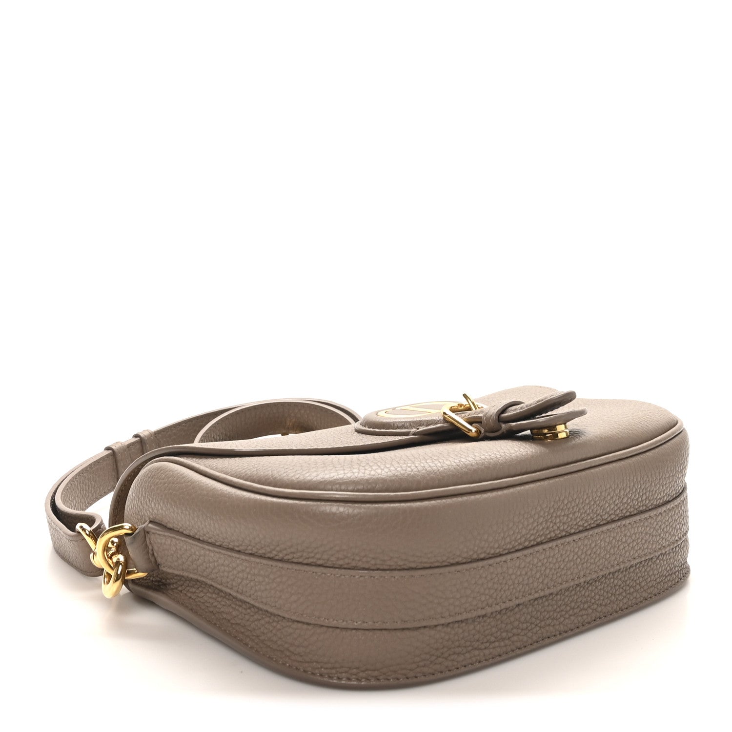 Christian Dior Grained Calfskin Medium Bobby Flap Warm Taupe