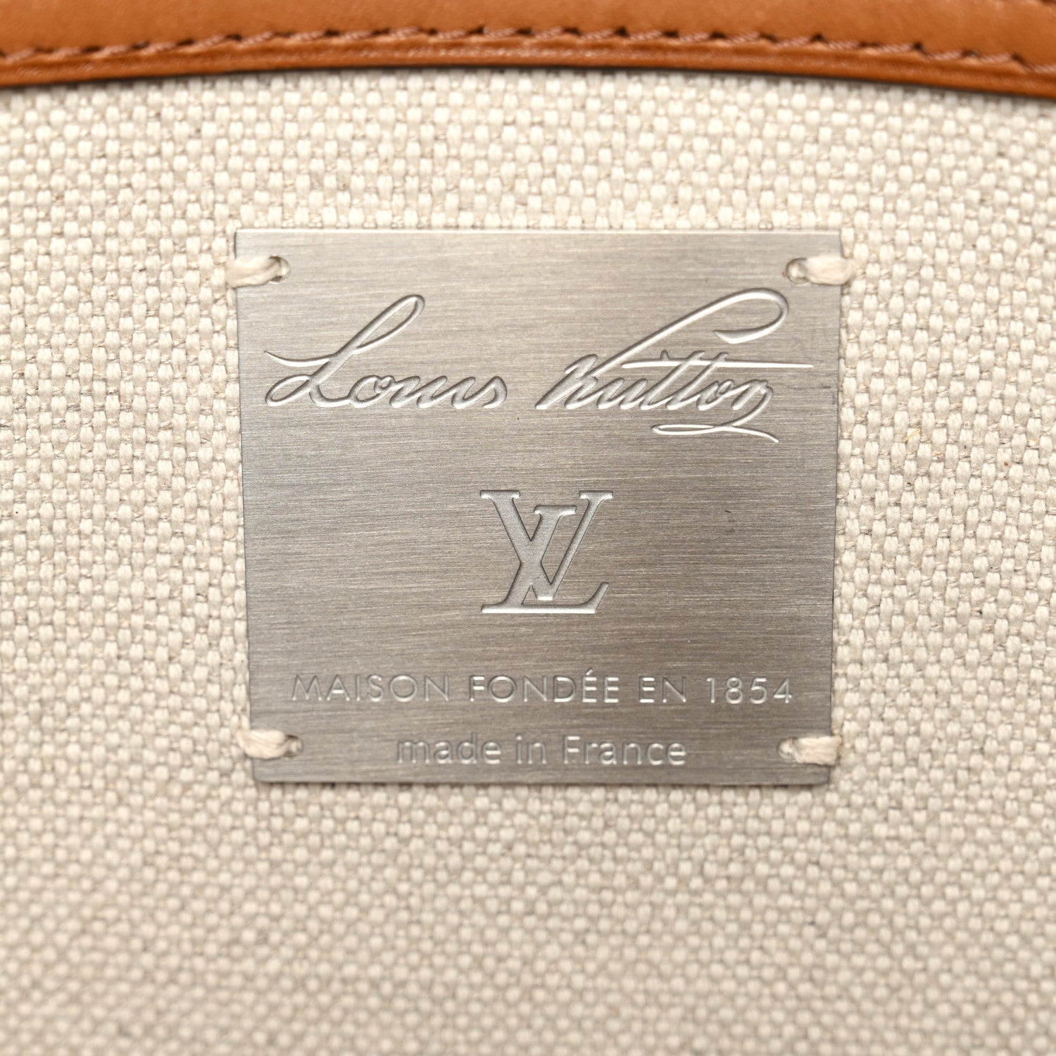 Louis Vuitton Cuir Millesime Porte-Documents Voyage PM Tan