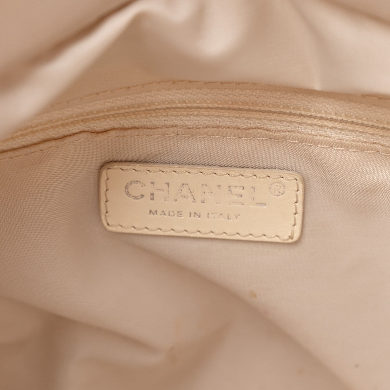 Chanel Metallic Coated Canvas Quilted Small Paris Biarritz Tote Gold