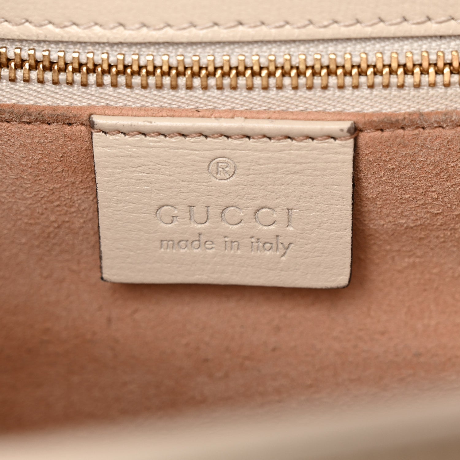 Gucci GG Supreme Monogram Horsebit 1955 Shoulder Bag Beige Mystic White