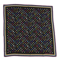Louis Vuitton LV X TM Silk Monogram Multicolor Square 90 Scarf Black