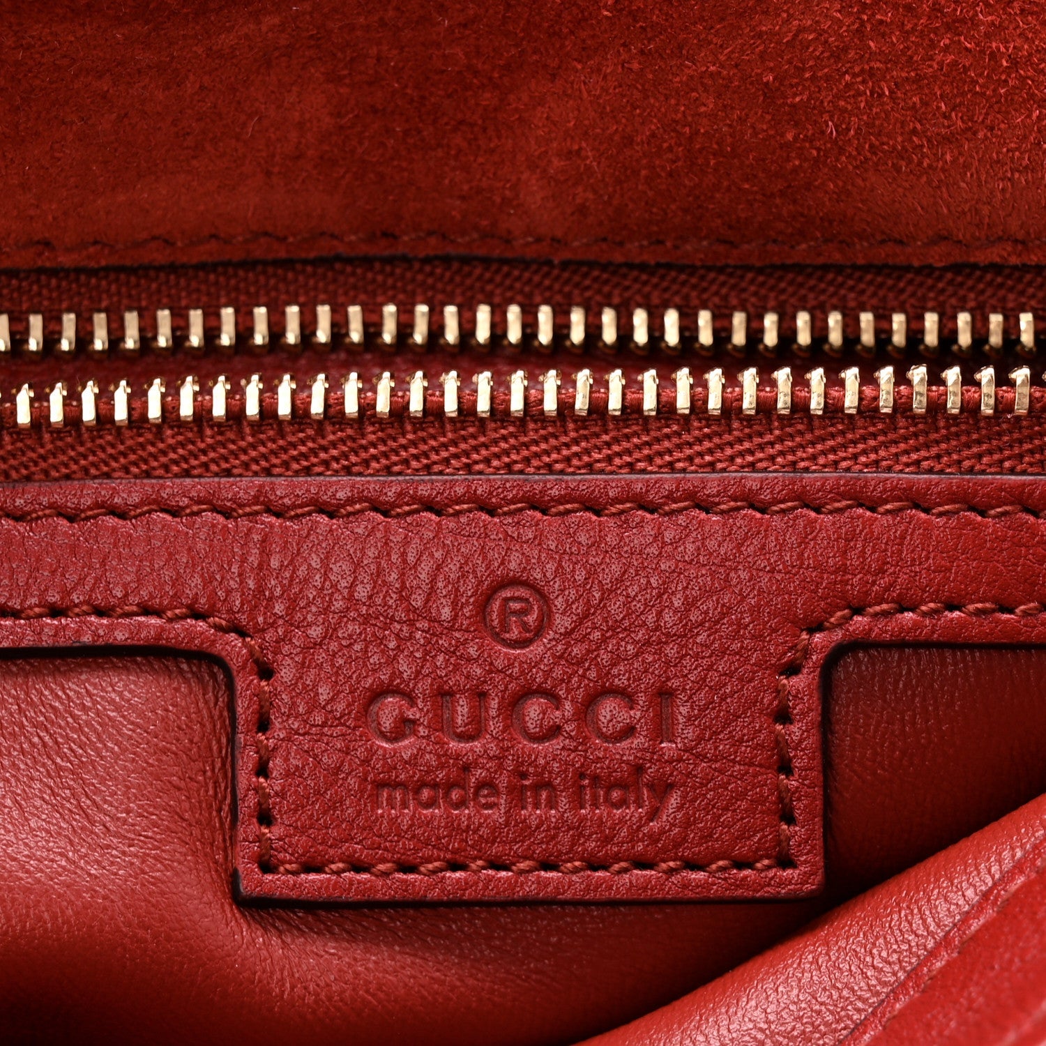 Gucci Suede Talco Roxy Calfskin Web Medium Blondie Shoulder Flap Bag Blondie Red