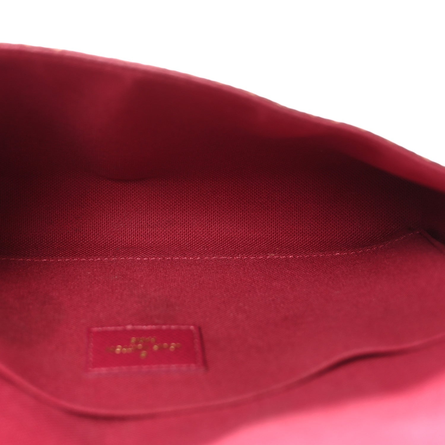 Louis Vuitton Monogram Pochette Felicie Chain Wallet Fuchsia