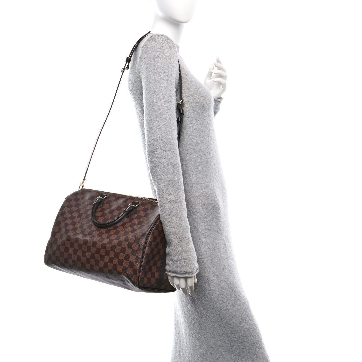 Louis Vuitton Damier Ebene Speedy Bandouliere 35