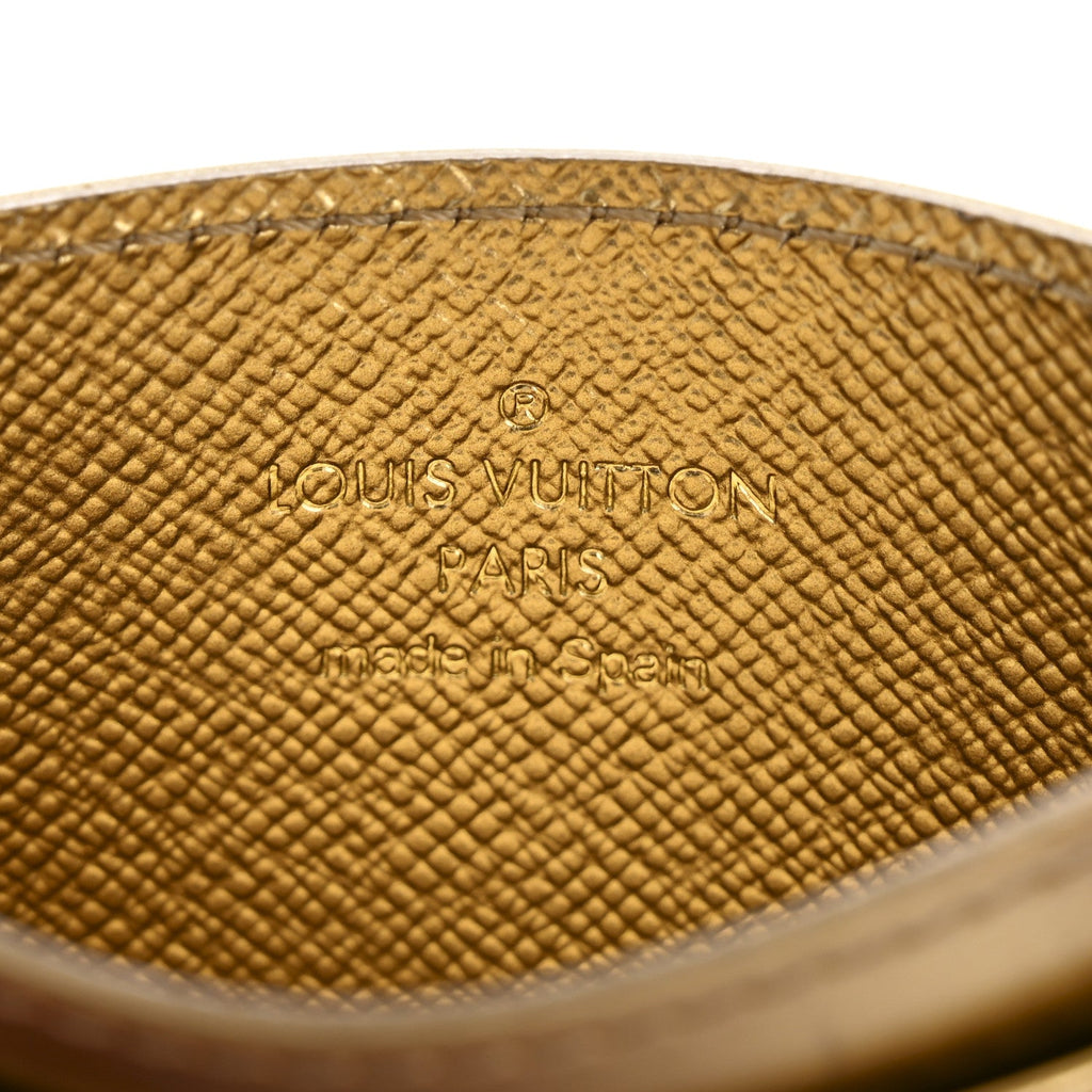 Louis Vuitton Epi Card Holder Gold