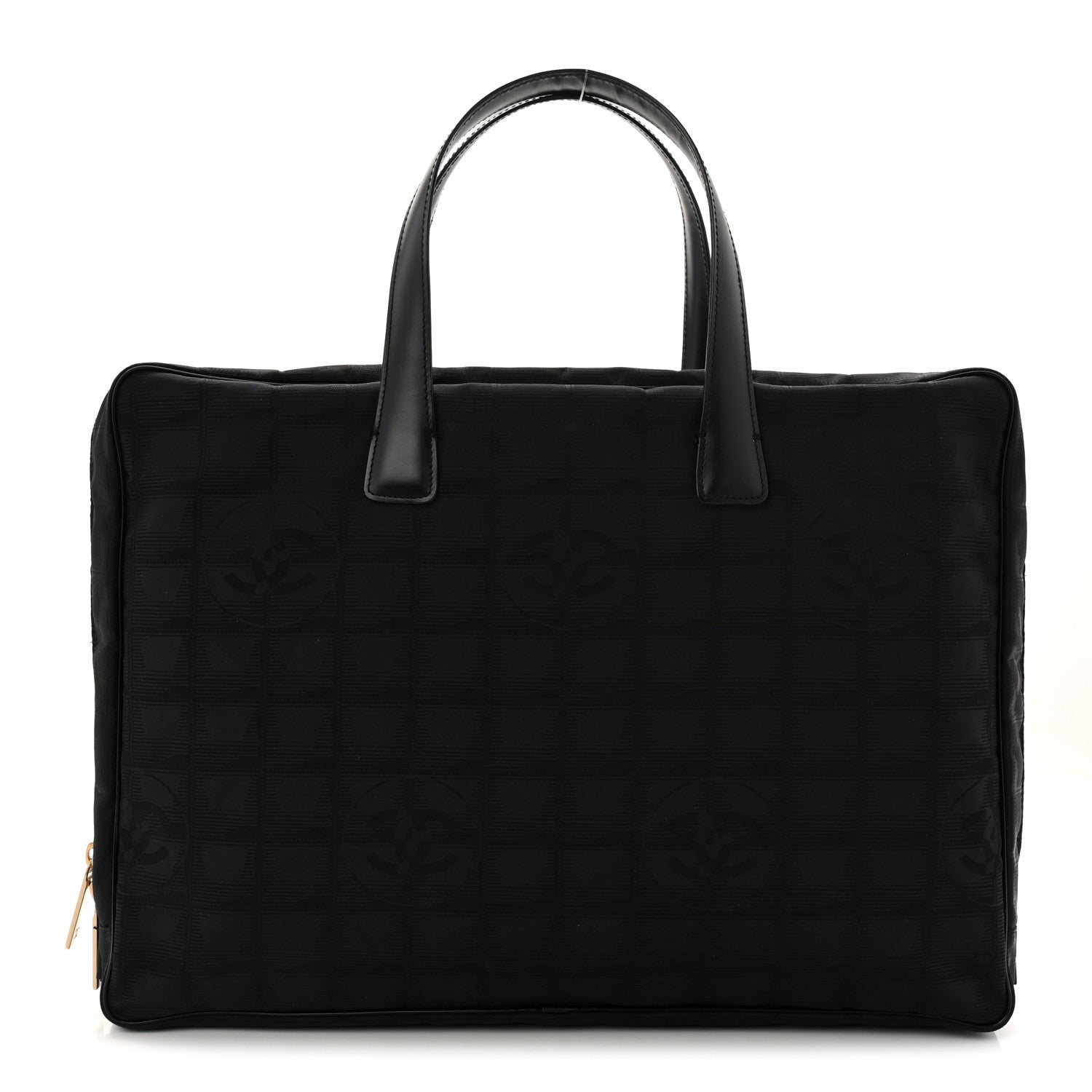 Chanel Nylon Travel Briefcase Black