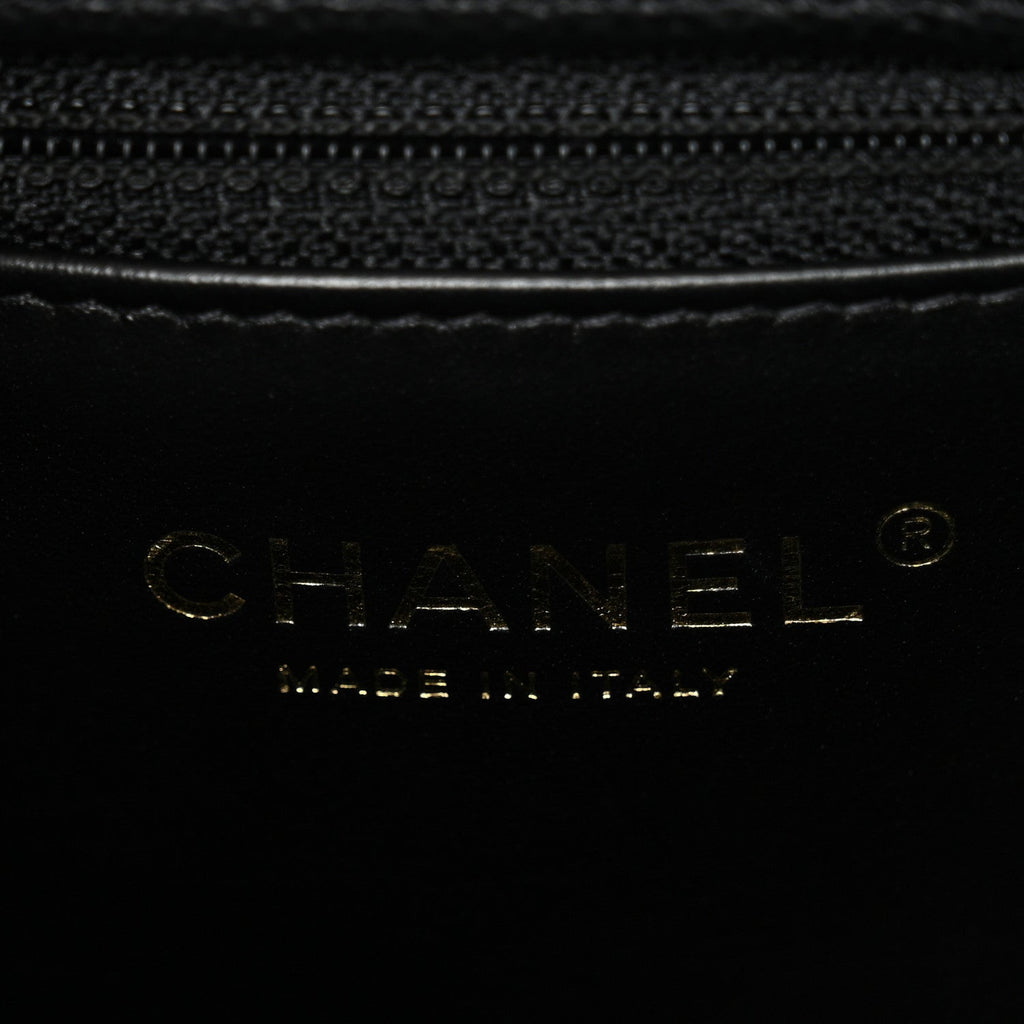 Chanel Caviar Quilted Large CC Shopping Tote Black