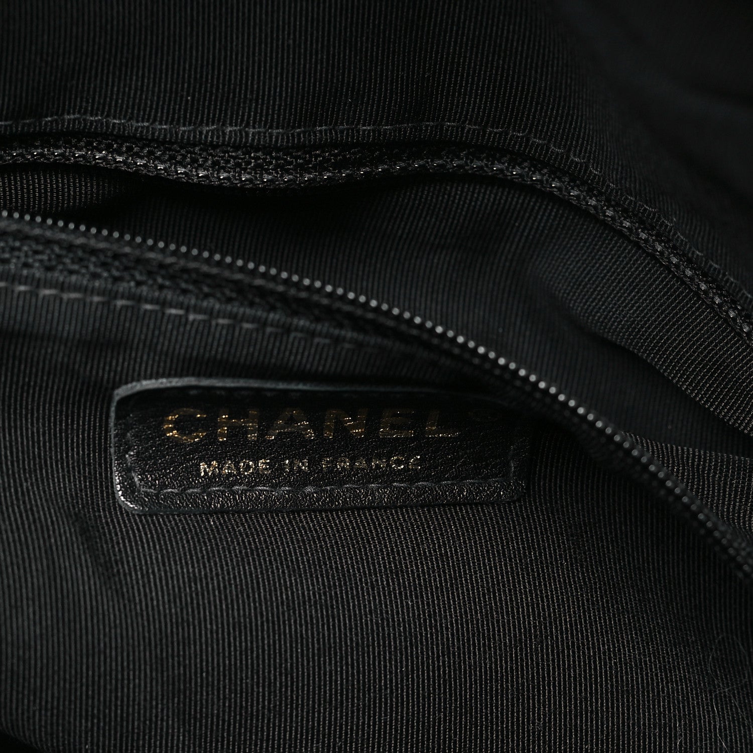 Chanel Caviar Quilted Large Bowler Black
