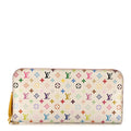 Louis Vuitton Monogram Multicolor Insolite Wallet White Citron
