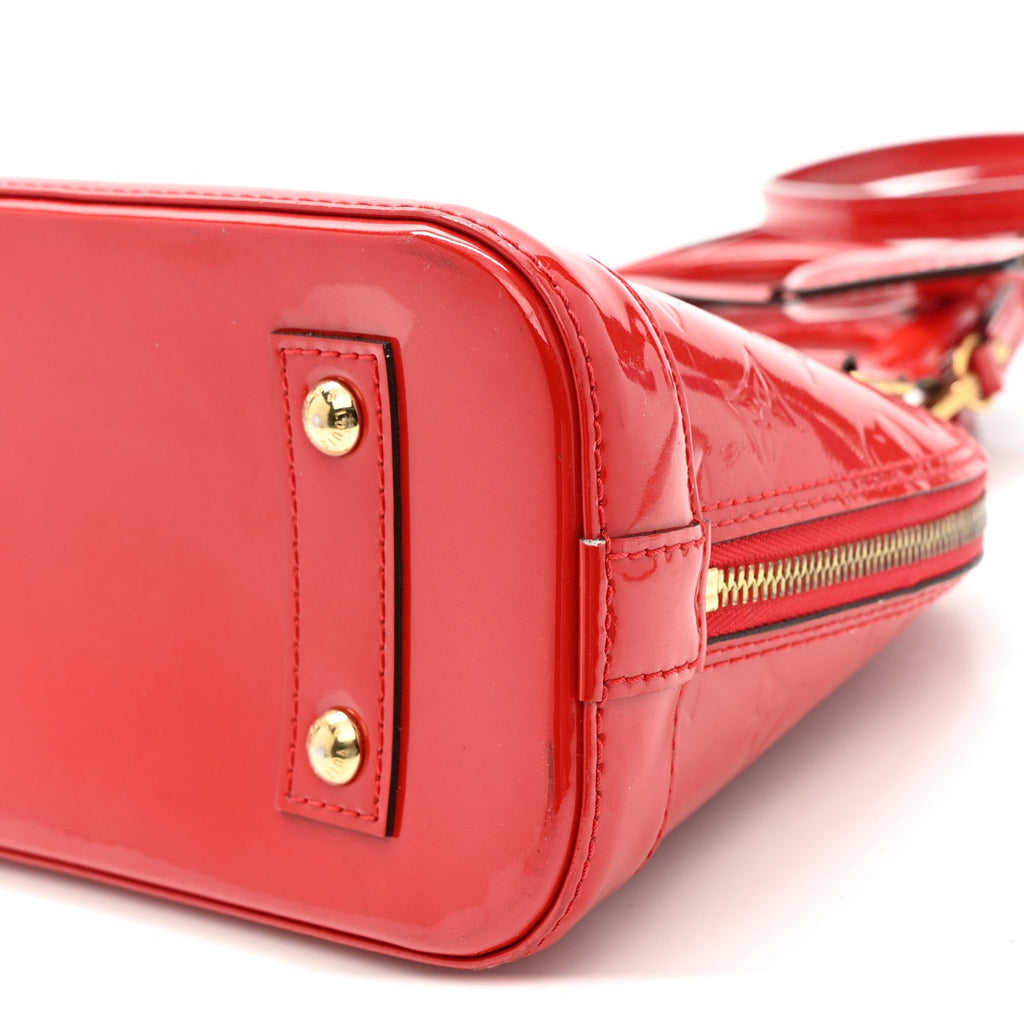 Louis Vuitton Vernis Alma BB Cherry
