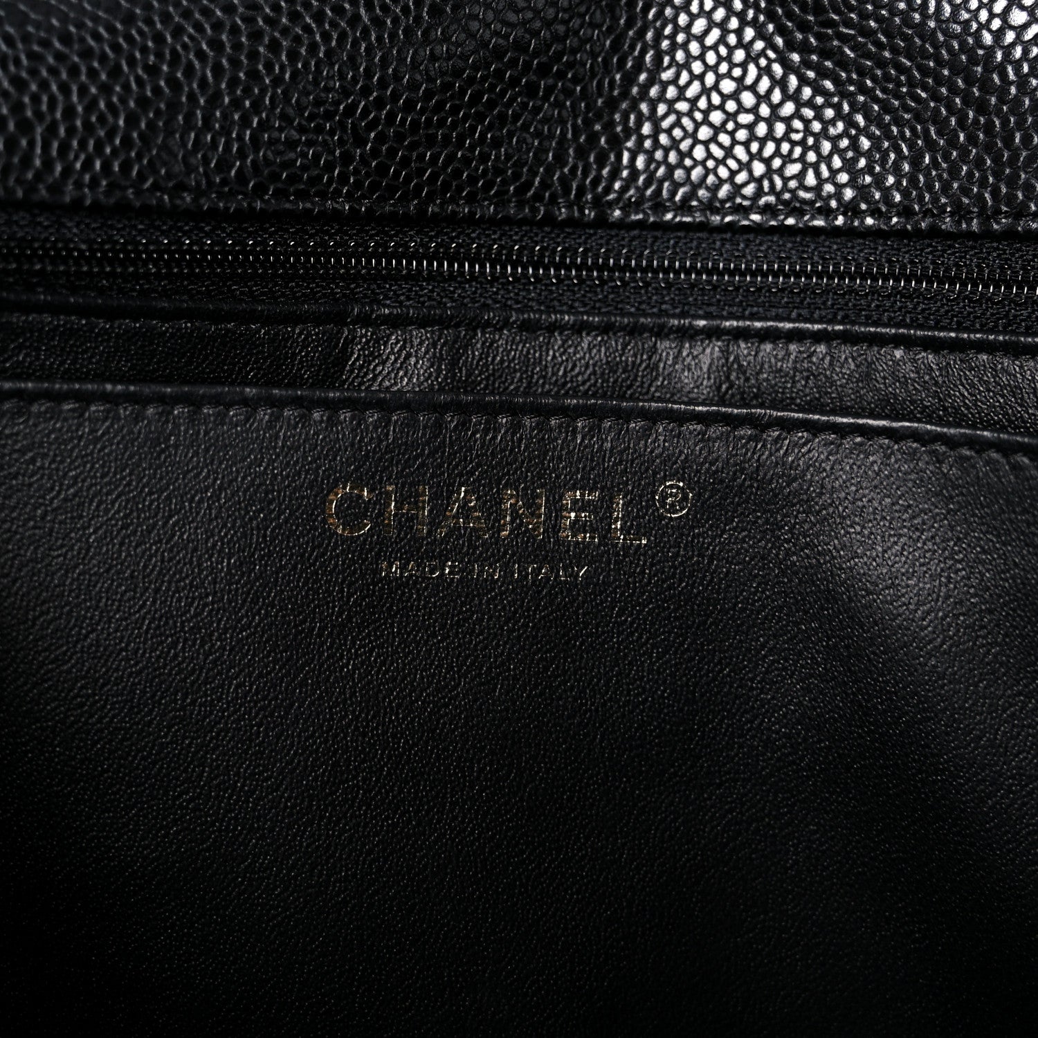 Chanel Caviar Quilted Jumbo Single Flap Black
