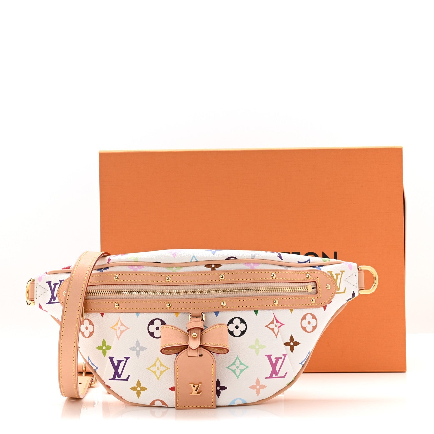 Louis Vuitton LV X TM Monogram Multicolor High Rise Bumbag White