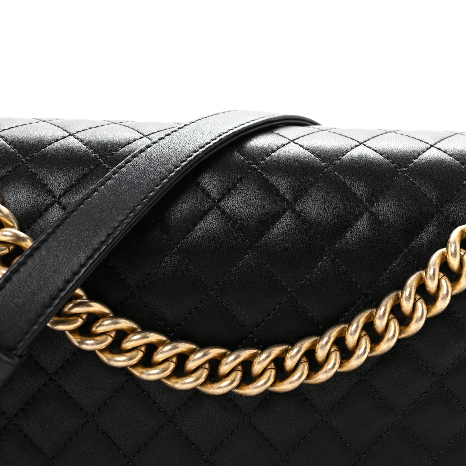 Chanel Lambskin Quilted New Medium Boy Flap Black