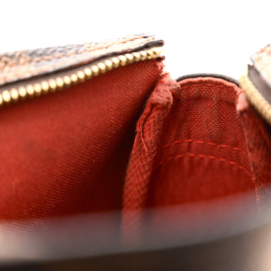 Louis Vuitton Damier Ebene Trousse Make Up Bag Pochette