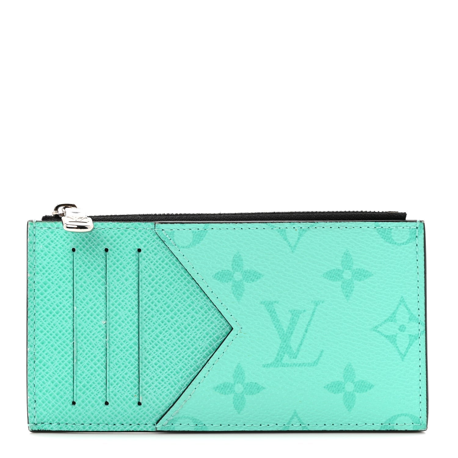 Louis Vuitton Taigarama Coin Card Holder Miami Green