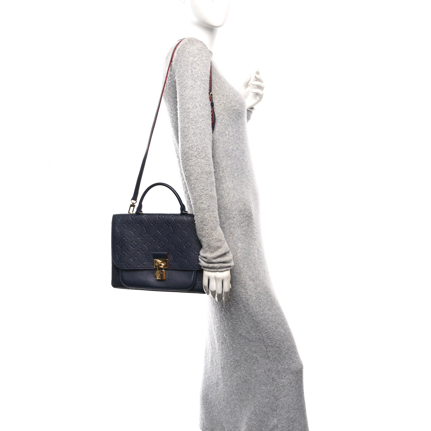 Louis Vuitton Empreinte Marignan Marine Rouge