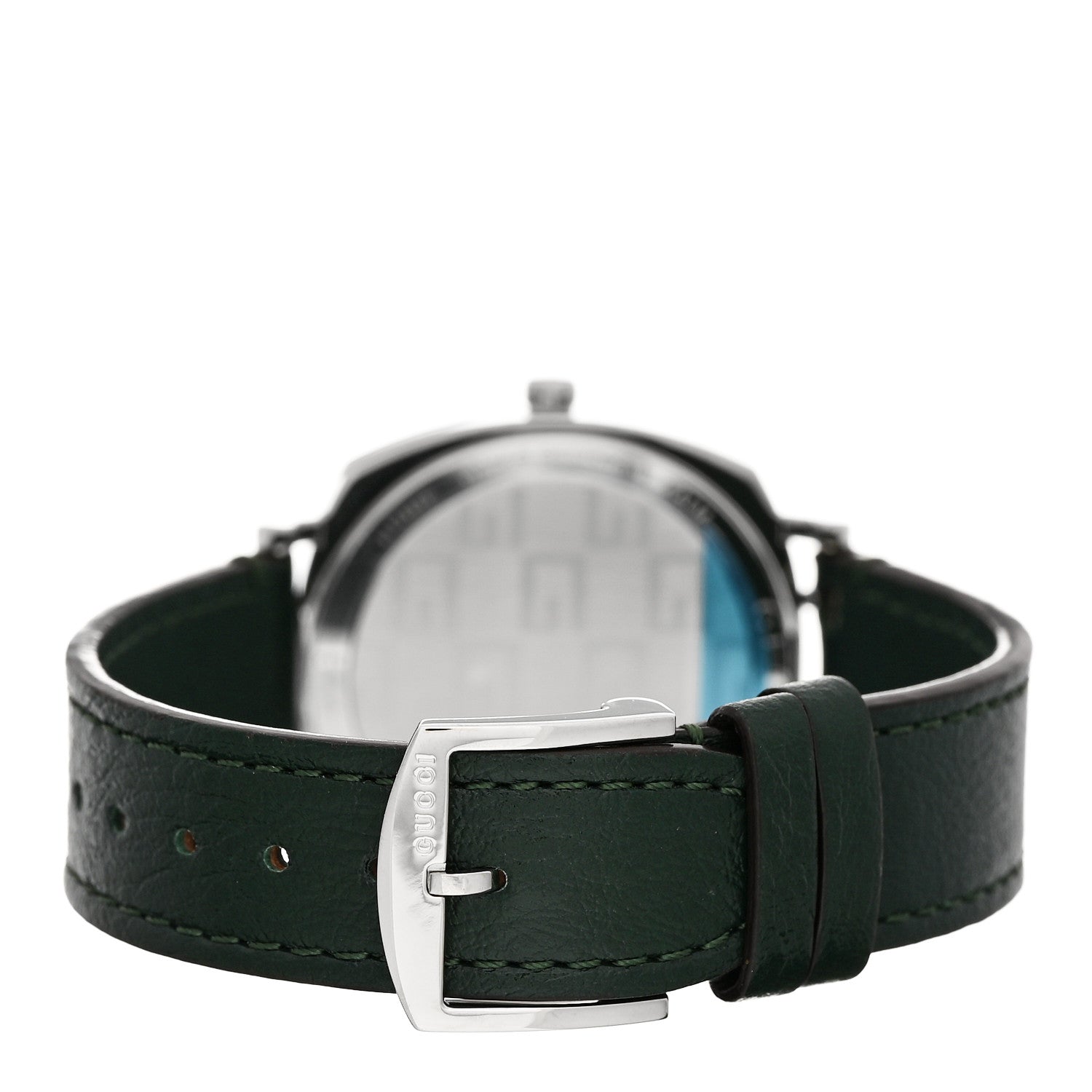 Gucci Stainless Steel Calfskin 35mm Grip Quartz Watch Green