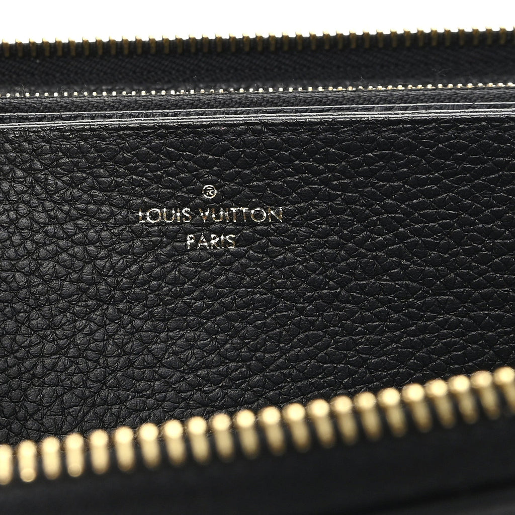 Louis Vuitton Empreinte Zippy Wallet Black