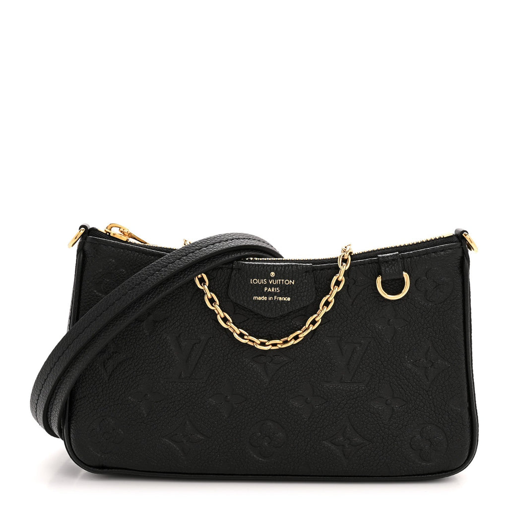Louis Vuitton Empreinte Easy Pouch On Strap Black