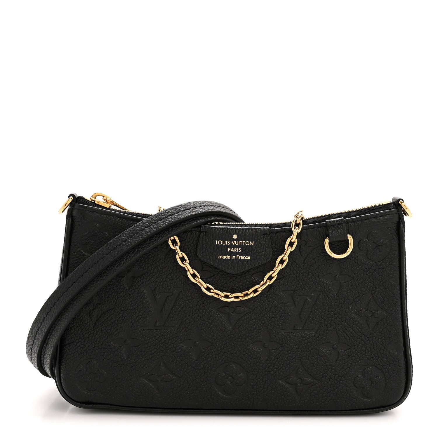 Louis Vuitton Empreinte Easy Pouch On Strap Black