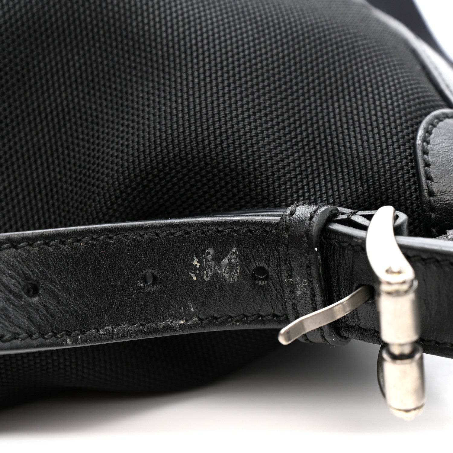 Gucci Techno Canvas Web Messenger Bag Black