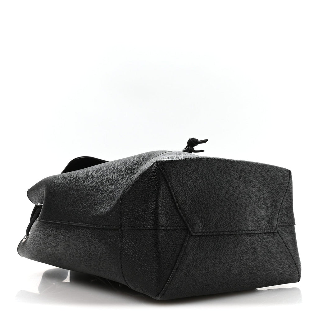 Louis Vuitton Calfskin Lockme Backpack Black