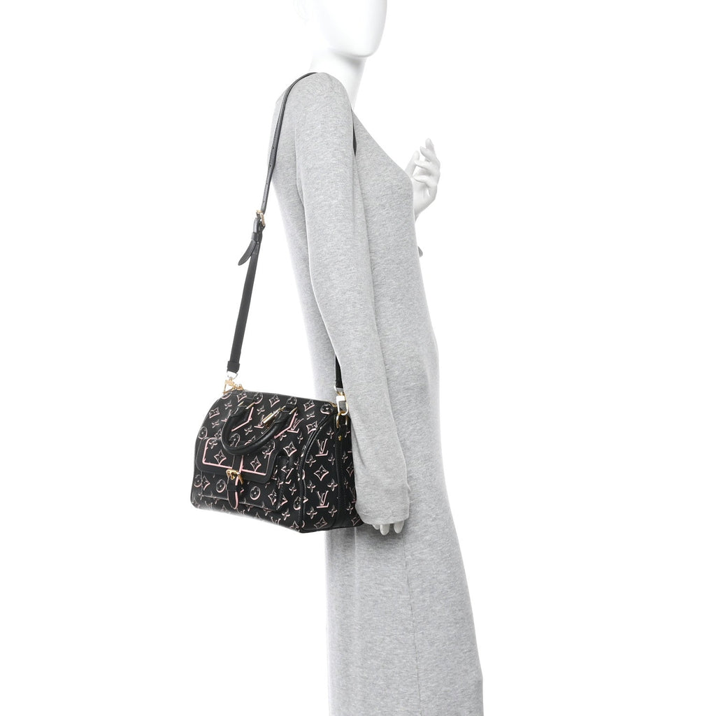 Louis Vuitton Monogram Fall for You Speedy Bandouliere 25 Black