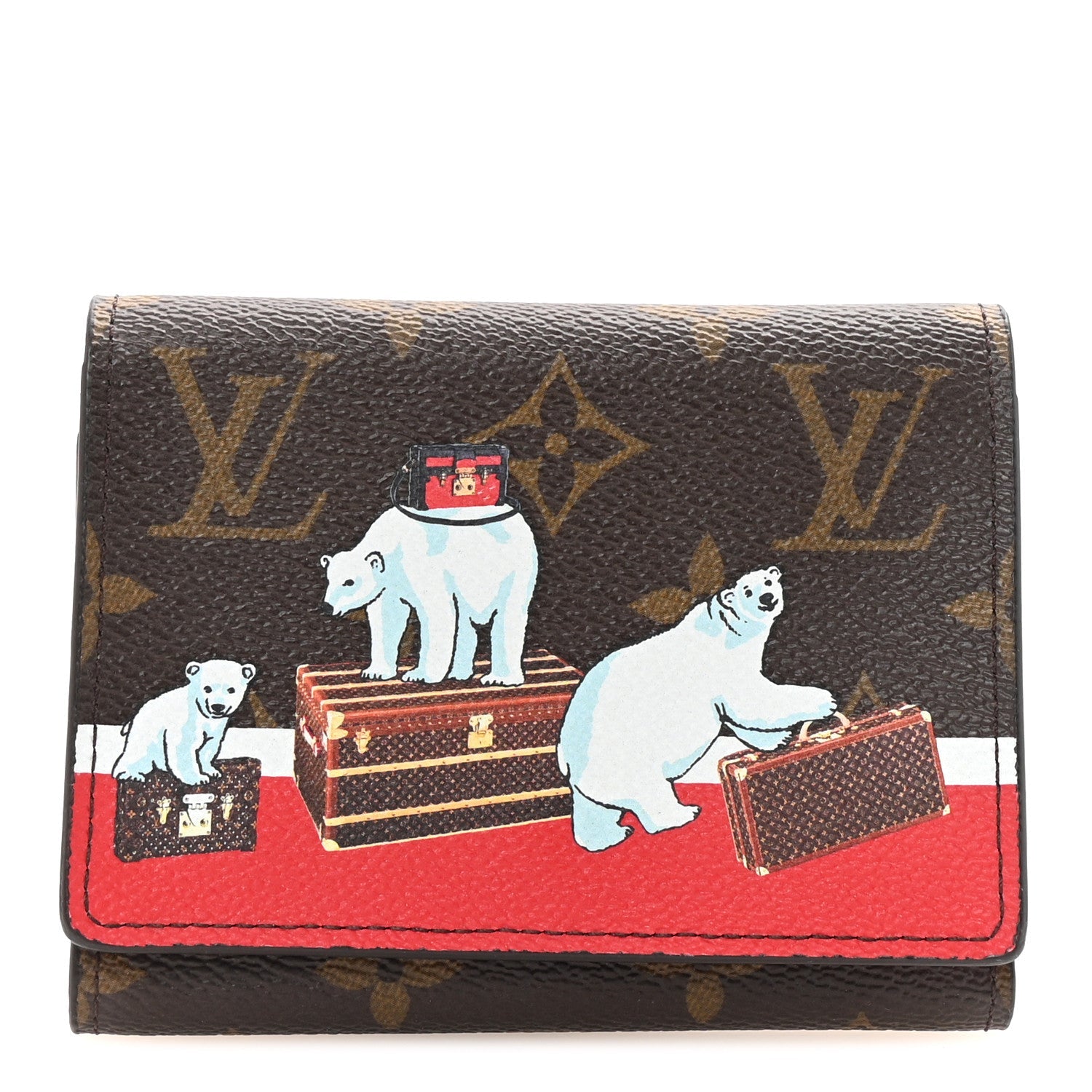 Louis Vuitton Monogram 2017 Christmas Animation Victorine Wallet