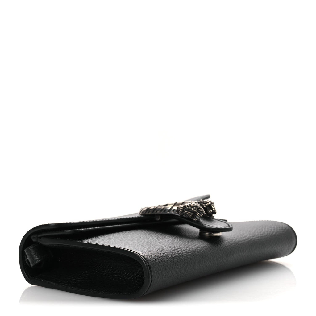 Gucci Dollar Calfskin Web Small Dionysus Crossbody Bag Black